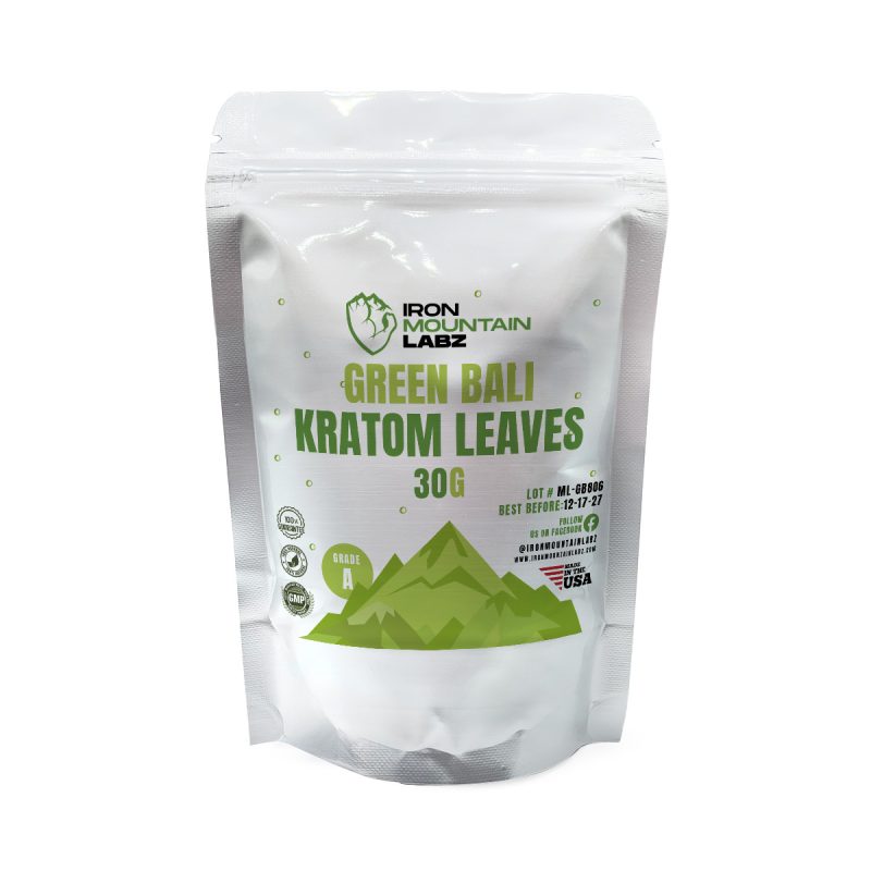 Green Bali Kratom Leaves Powder Fro Sale- Iron Mountain Labz