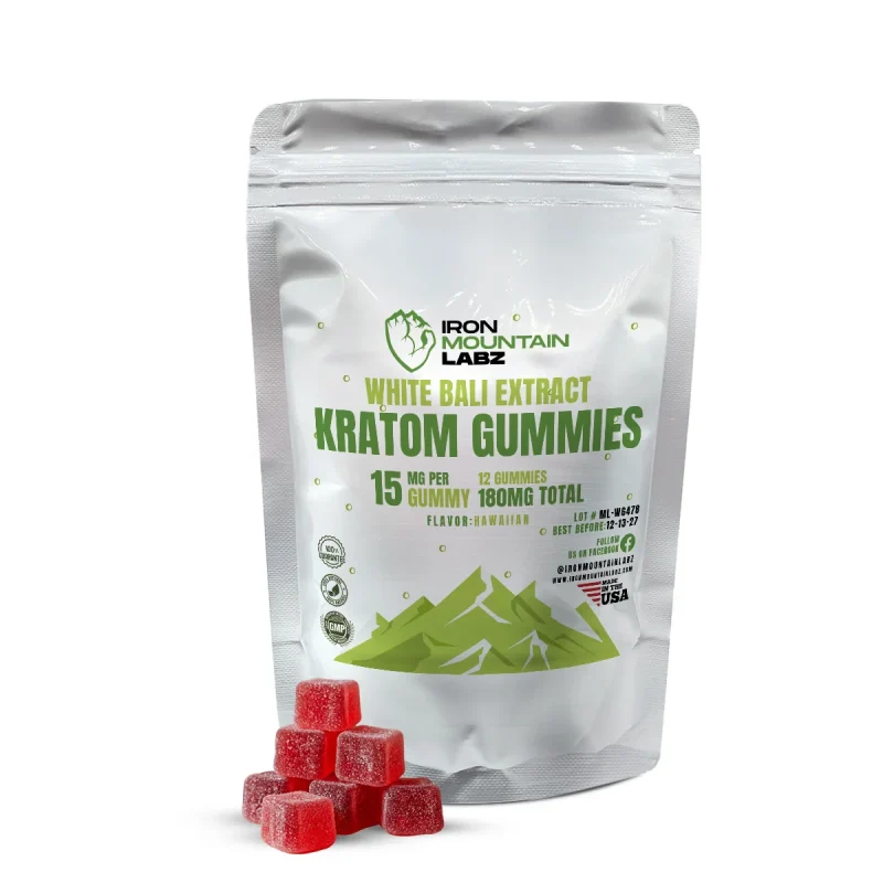 White-Bali-Kratom-Gummies-Hawaiian-180mg-IML