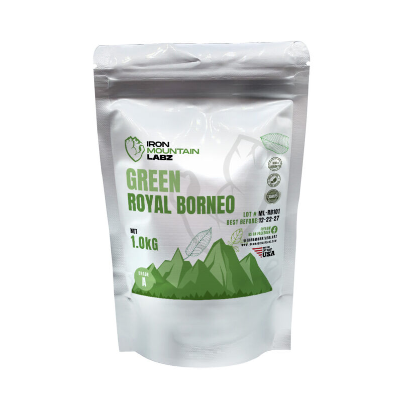 Green Royal Borneo Kratom Powder For Sale - IronMountainLabz