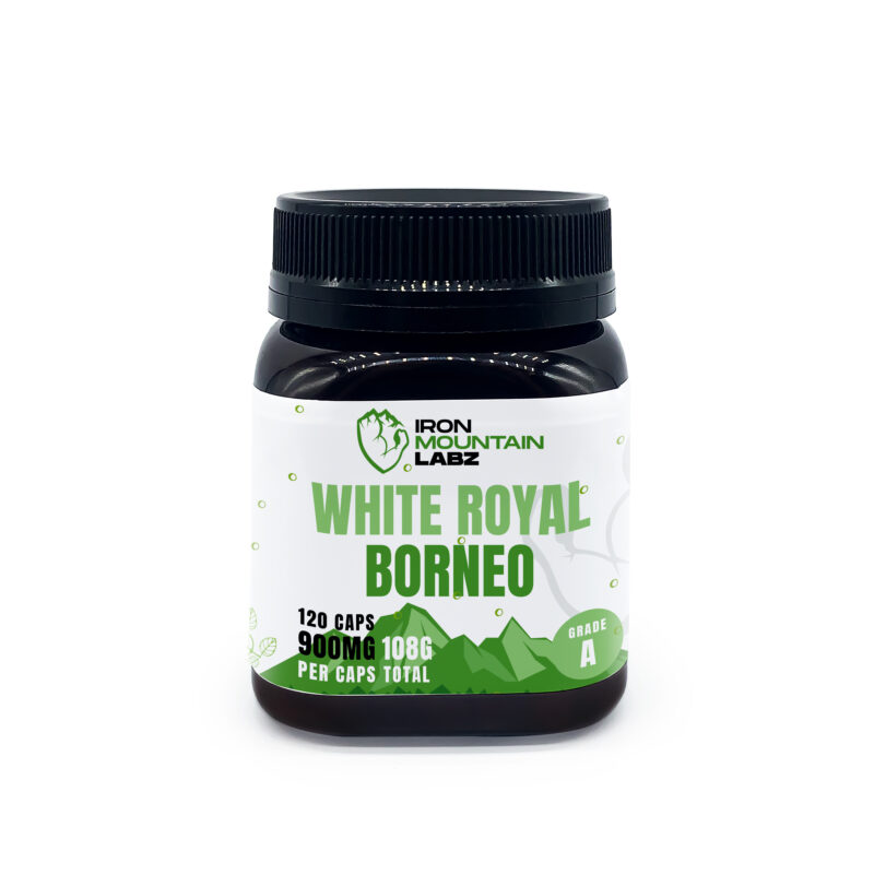 Shop White Royal Borneo Kratom Capsules - Iron Mountain Labz