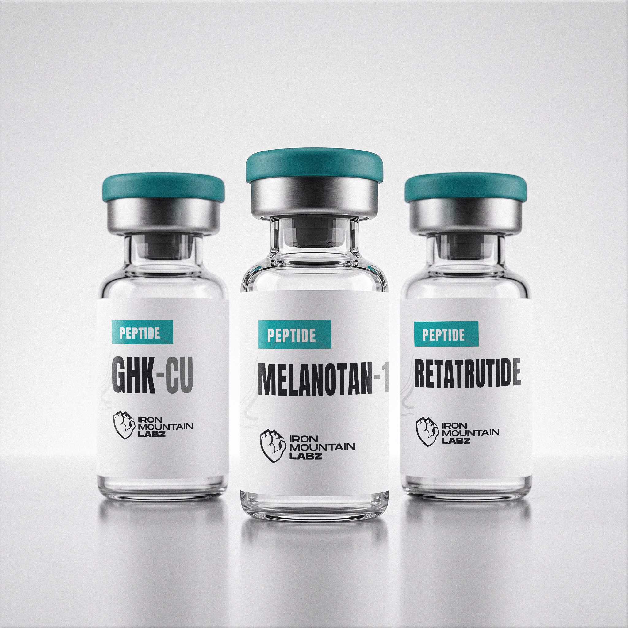 Ascend Bundle research peptide vial mockup