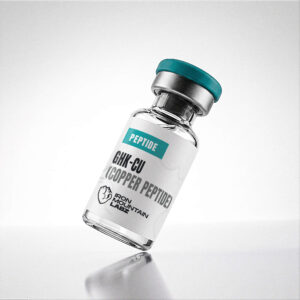 GHK-CU Copper research peptide vial mockup
