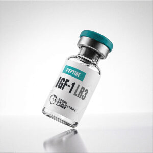 IGF-1 LR3 research peptide vial mockup