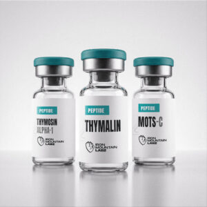 Immuno Bundle research peptide vial mockup