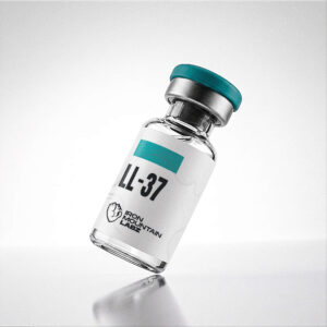 LL-37 research peptide vial mockup