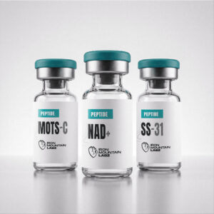 NAD Stack Bundle research peptide vial mockup