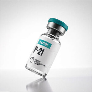 P21 (P021) research peptide vial mockup