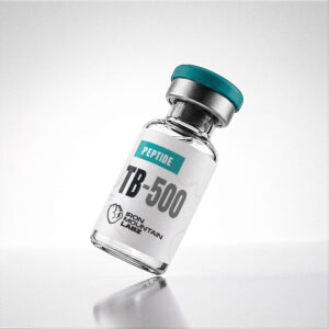 Thymosin Beta-4 research peptide vial mockup