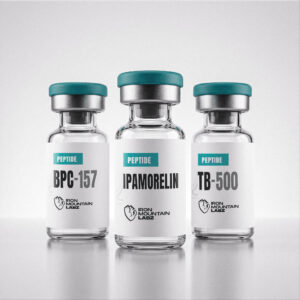 Wolverine Bundle research peptide vial mockup